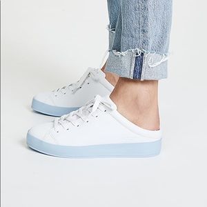 Rag & Bone White/Blue RB1 Mule Sneakers Slip On